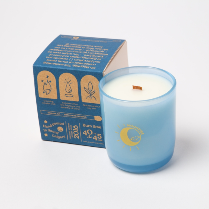 Milk Jar Candle Co. Moonrise | Neroli & Plum Soy Candle – The Truth ...