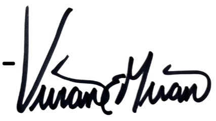 Signature of Vivian on a white background