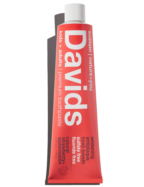 Premium Toothpaste Strawberry Watermelon Flavour by Davids Toothpaste