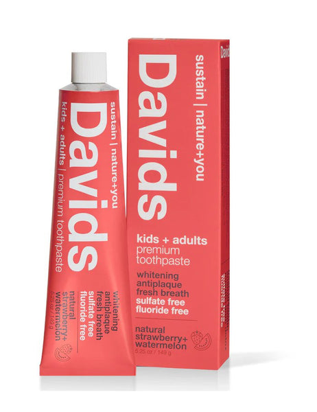 Premium Toothpaste Strawberry Watermelon Flavour by Davids Toothpaste