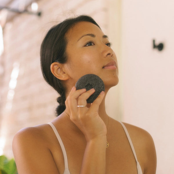 Activated Charcoal Konjac Face Sponge by Wyld Skincare