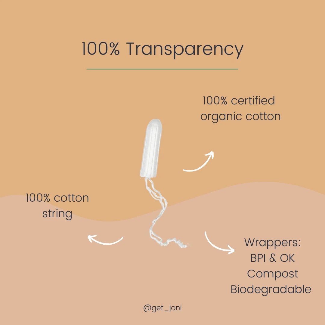 Biodegradable Tampons- Super Plus (16 Tampons)