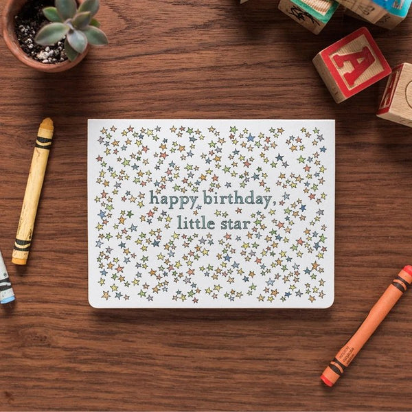 Birthday Star Card by Gotamago