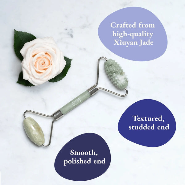Dual Action Facial Jade Roller by Province Apothecary