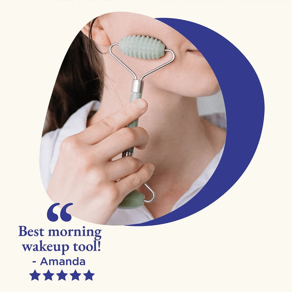 Dual Action Facial Jade Roller by Province Apothecary