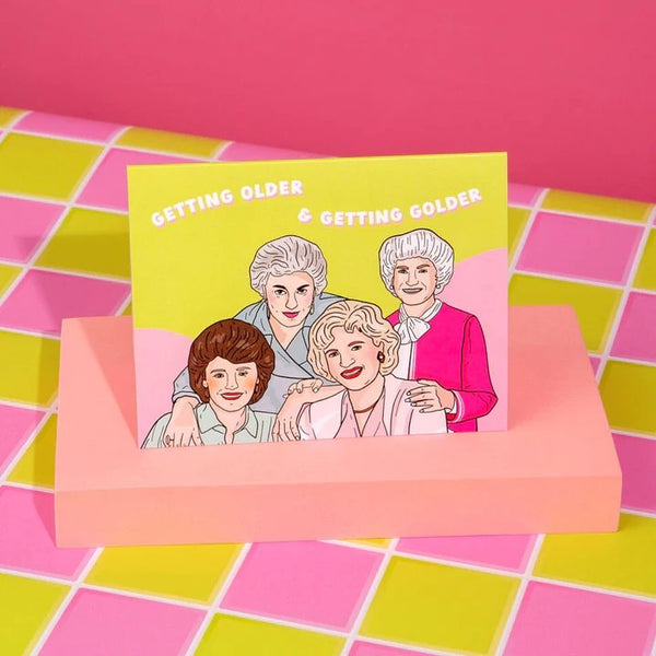 Older & Golder Card by Party Mountain Paper Co