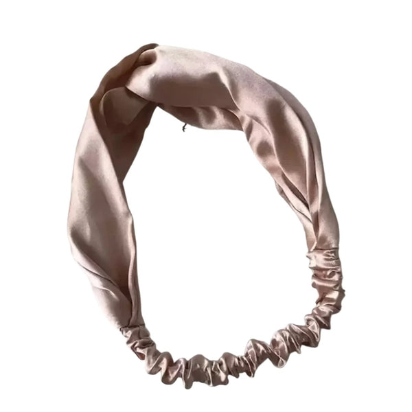 Satin Cross-Top Headband by Swoon Skin