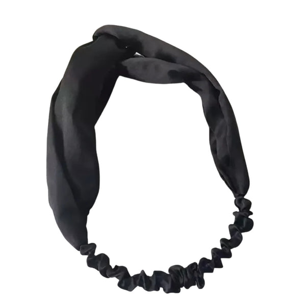 Satin Cross-Top Headband by Swoon Skin