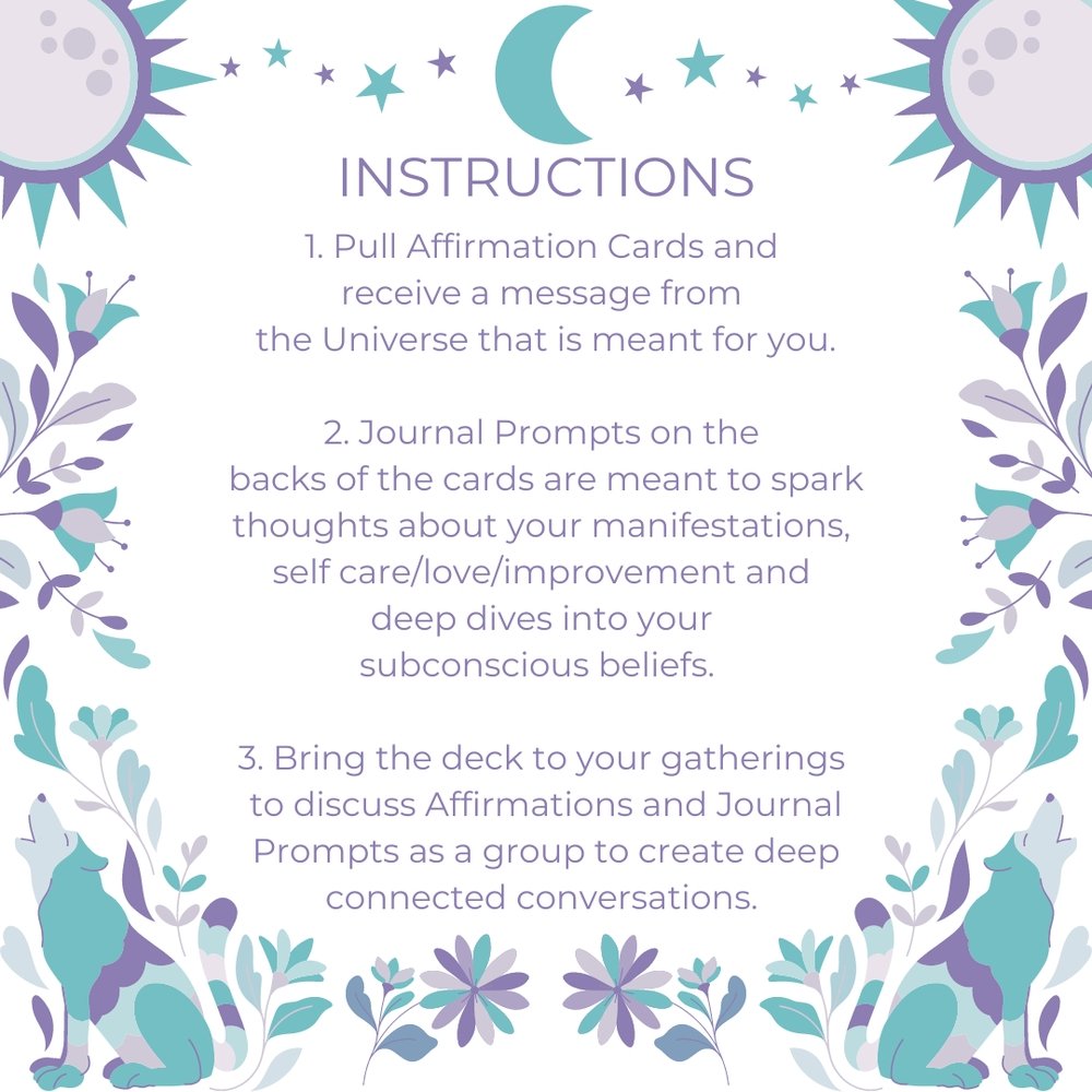 Sprinkle Affirmation and Journal Prompts Card Deck – The Truth Beauty  Company