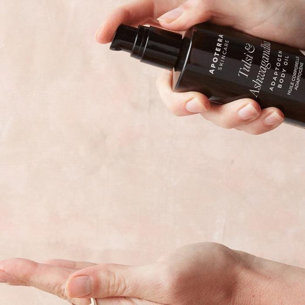 Tulsi & Ashwagandha Adaptogen Body Oil by Apoterra Skincare