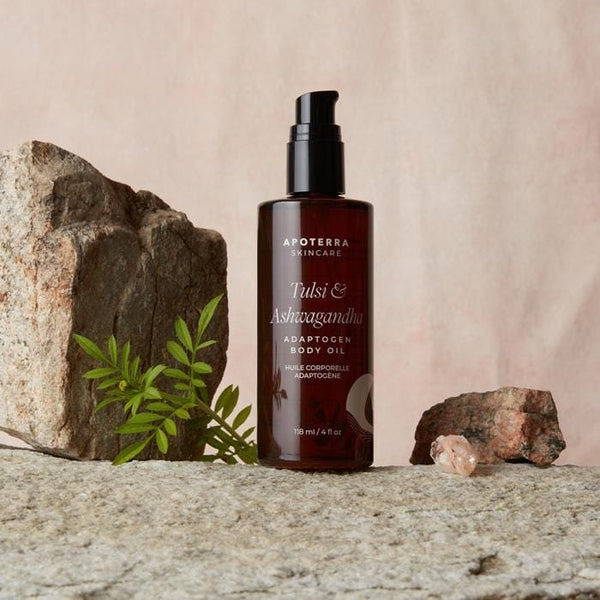 Tulsi & Ashwagandha Adaptogen Body Oil by Apoterra Skincare