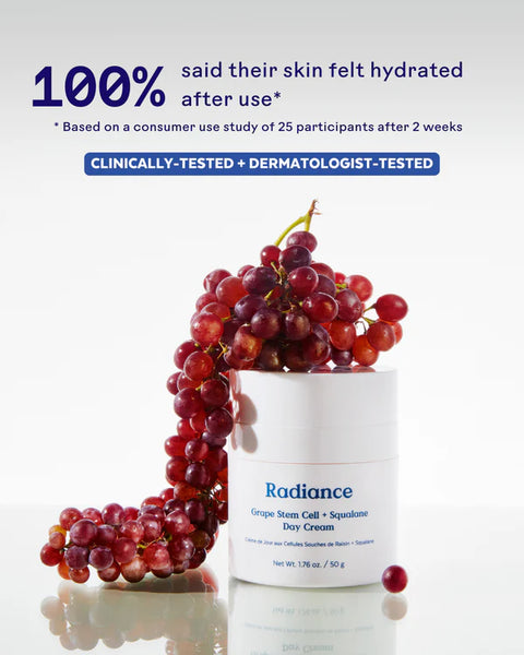 Radiance Grape Stem Cell + Squalane Day Cream by Three Ships