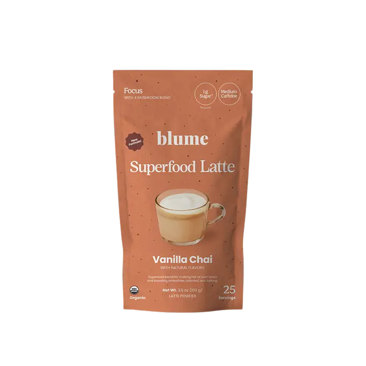 sachet of Blume Superfood Latte Vanilla Chai