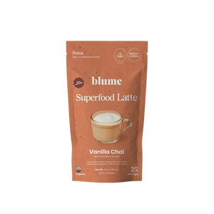 sachet of Blume Superfood Latte Vanilla Chai