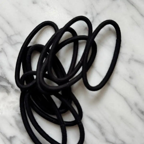 Earth-Friendly Hair Ties - 6 pack | Organic & Plastic-Free