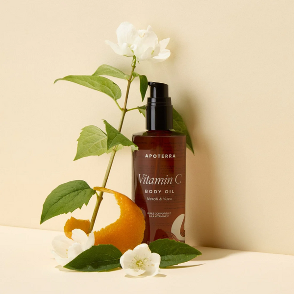 Apoterra Vitamin C Body Oil Neroli & Yuzu scent