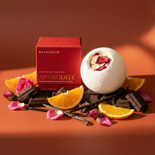 Aphrodite - Chocolate & Bulgarian Rose Bath Bomb