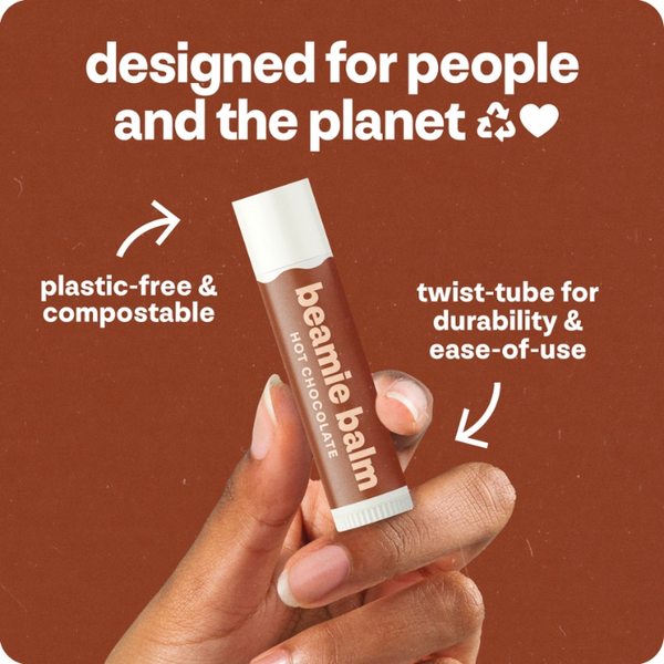 Beamie Balm Hot Chocolate Lip Balm made in Canada