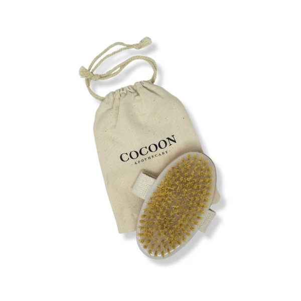 Cocoon Apothecary Dry Body Brush with Bag