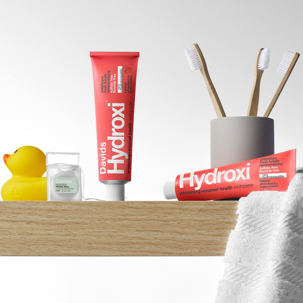 Davids Hydroxyapatite Strawberry Watermelon Kids Toothpaste