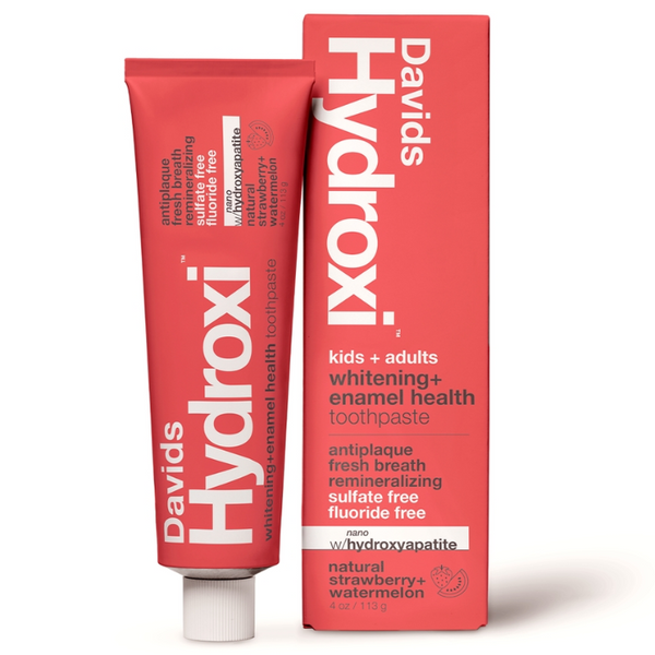 Davids Hydroxyapatite Strawberry Watermelon Kids Toothpaste