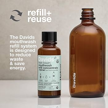 Davids Fresh Breath Mouthwash Hydroxyapatite