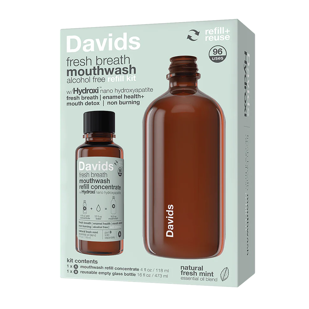 Davids Fresh Breath Mouthwash Hydroxyapatite
