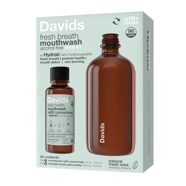Davids Fresh Breath Mouthwash Hydroxyapatite