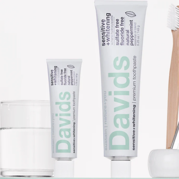 Travel Nano Hydroxyapatite Sensitive Whitening Davids Toothpaste