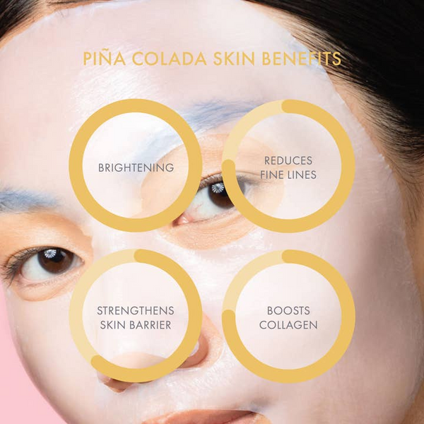 Pina Colada Mocktail Face Mask