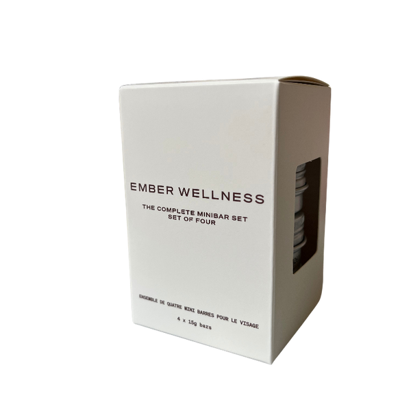 Ember Wellness The Complete Minibar Set solid facial bars