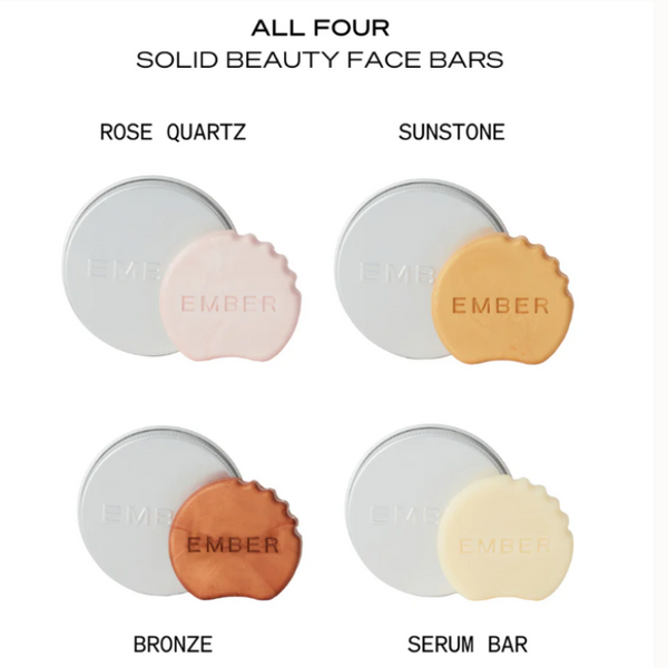 Ember Wellness The Complete Minibar Set solid facial bars