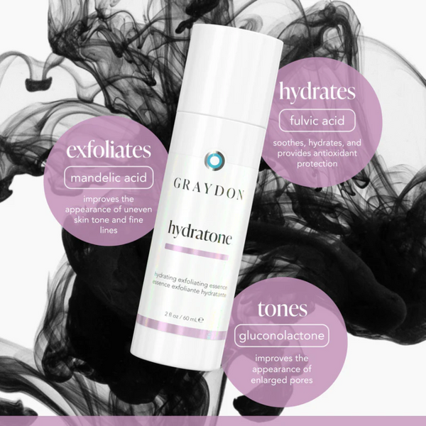 Bottle of Graydon Hydratone Exfoliating Essence