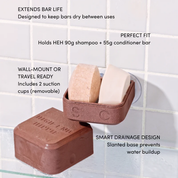 High End Hippie 2-in-1 Shower and Travel Case made of PLA