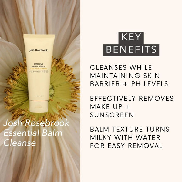 Key Benefits of Josh Rosebrook Essential Balm Cleanse Tube