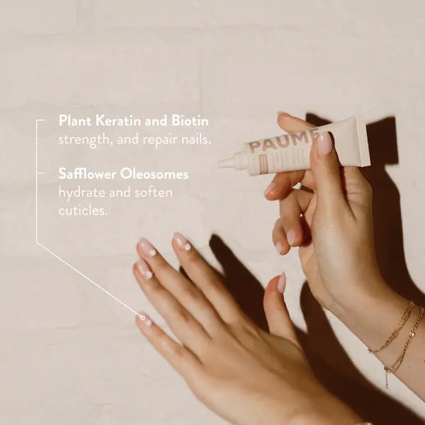 Person Using Paume All-in-One Cuticle and Nail Cream