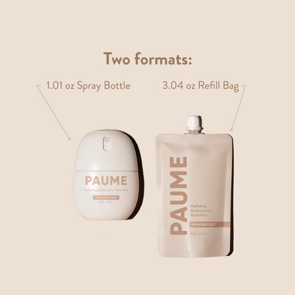 Refillable Paume Hydrating Antibacterial Hand Mist