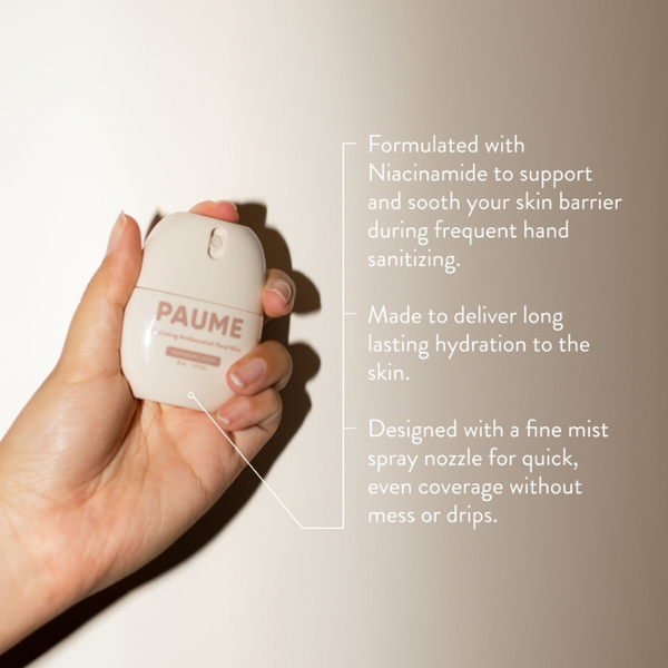Benefits of Paume Hydrating Antibacterial Hand Mist