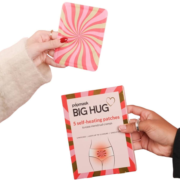Popmask London Self-Heating Menstrual Cramp Patches 12hr relief