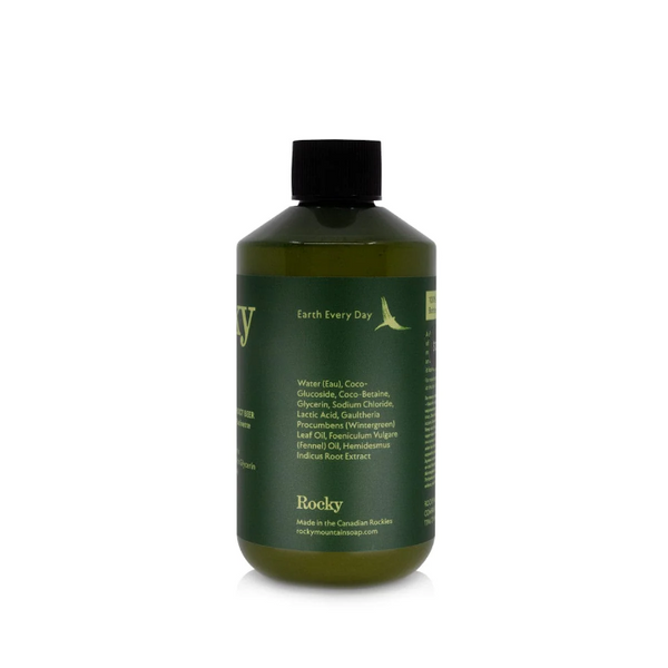 Ingredients in Rocky Happy Kids Bubble Bath Root Beer scent