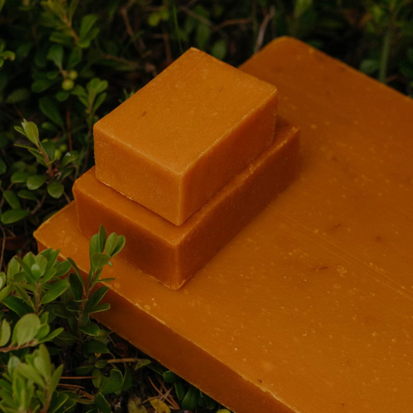 Bars of Juicy Orange cold pressed bar soap by Rocky