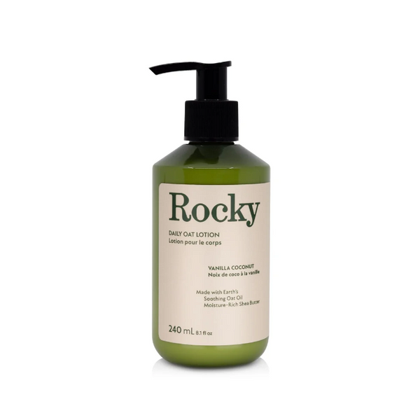 Daily Oat Lotion by Rocky Vanilla Coconut scent
