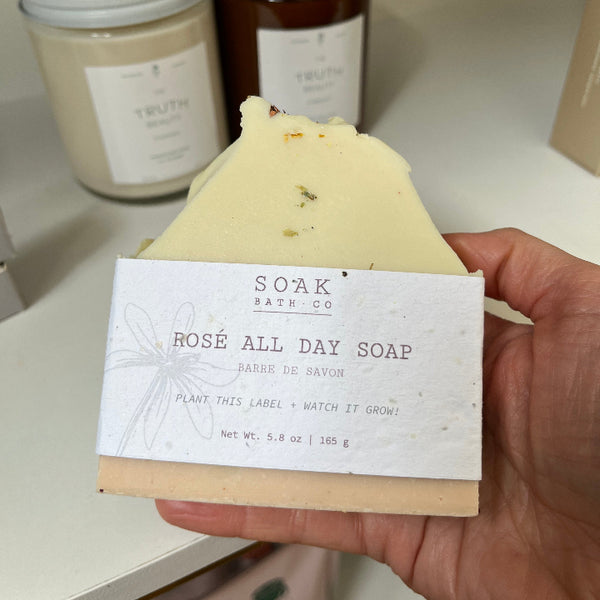 Soak Bath Co. Rosé All Day Bar Soap
