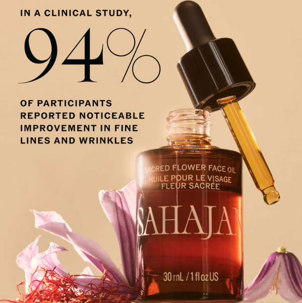Clinical Study Sahajan Sacred Flower Face Oil