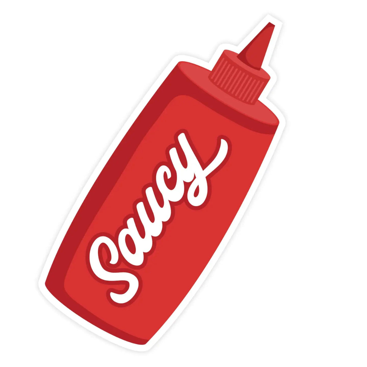 Saucy vinyl sticker Pretty by Her