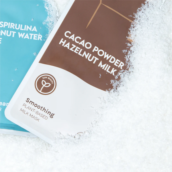 Cacao Powder Smoothing Plant-Based Milk Mask