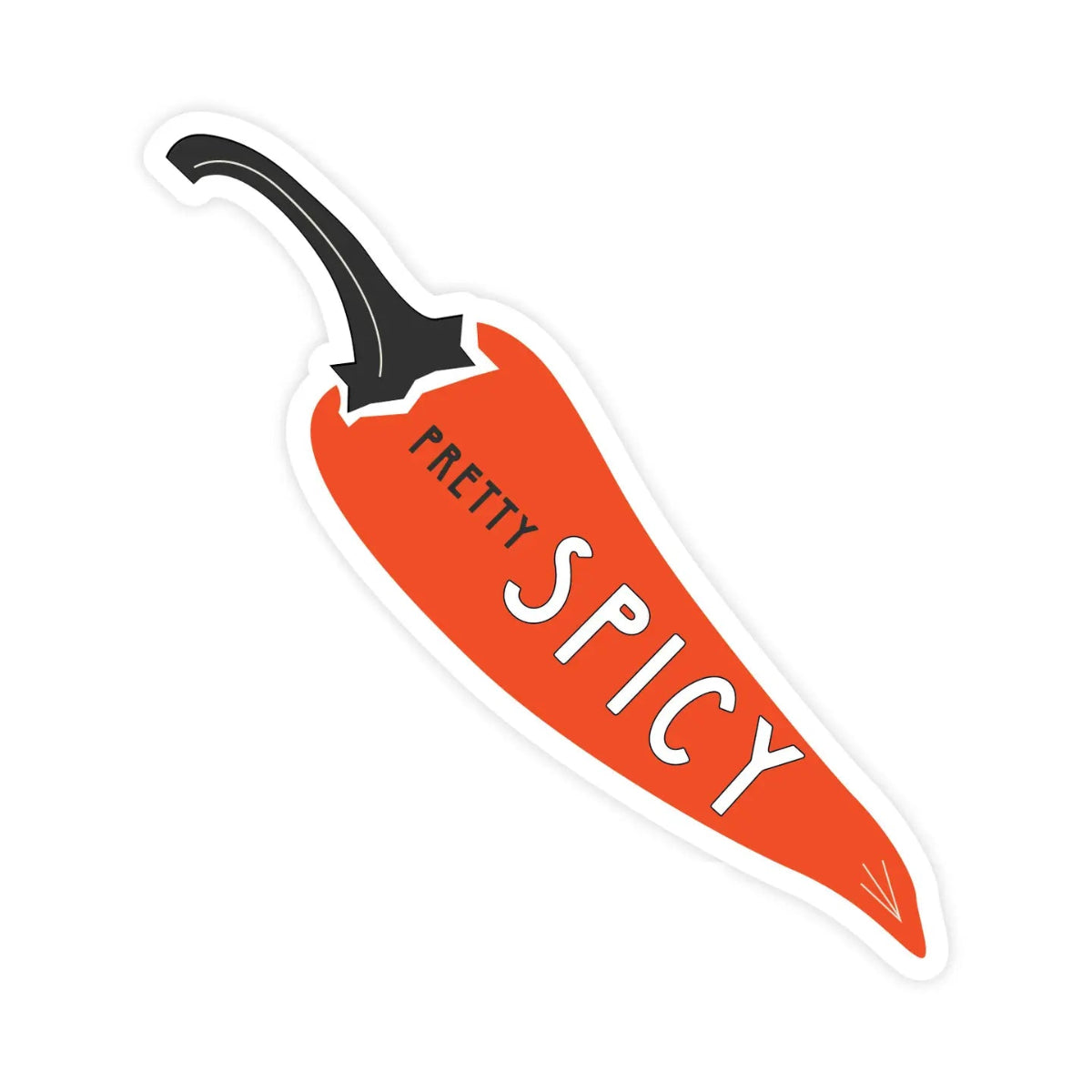Pretty Spicy chili pepper vinyl sticker Pretty by Her