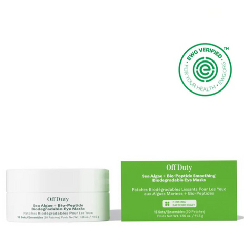 OffDuty™ Sea Algae + Bio-Peptide Smoothing Biodegradable Eye Masks
