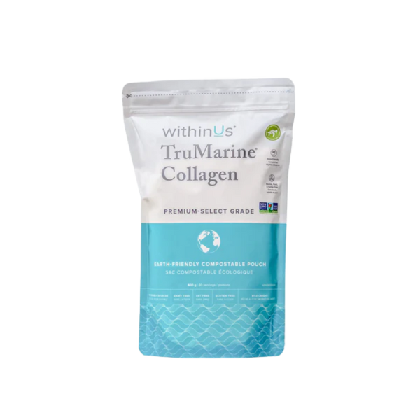 WithinUs TruMarine Collagen Compostable Pouch 80 servings