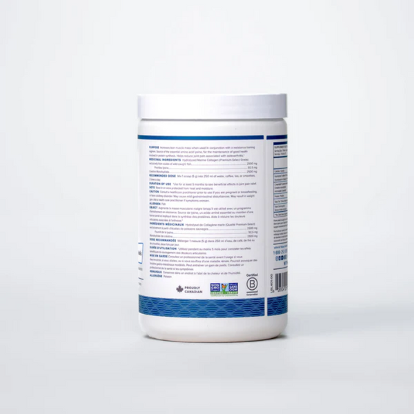 Supplement Label WithinUs Creatine